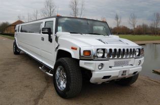 white, black hummer hire peterborough